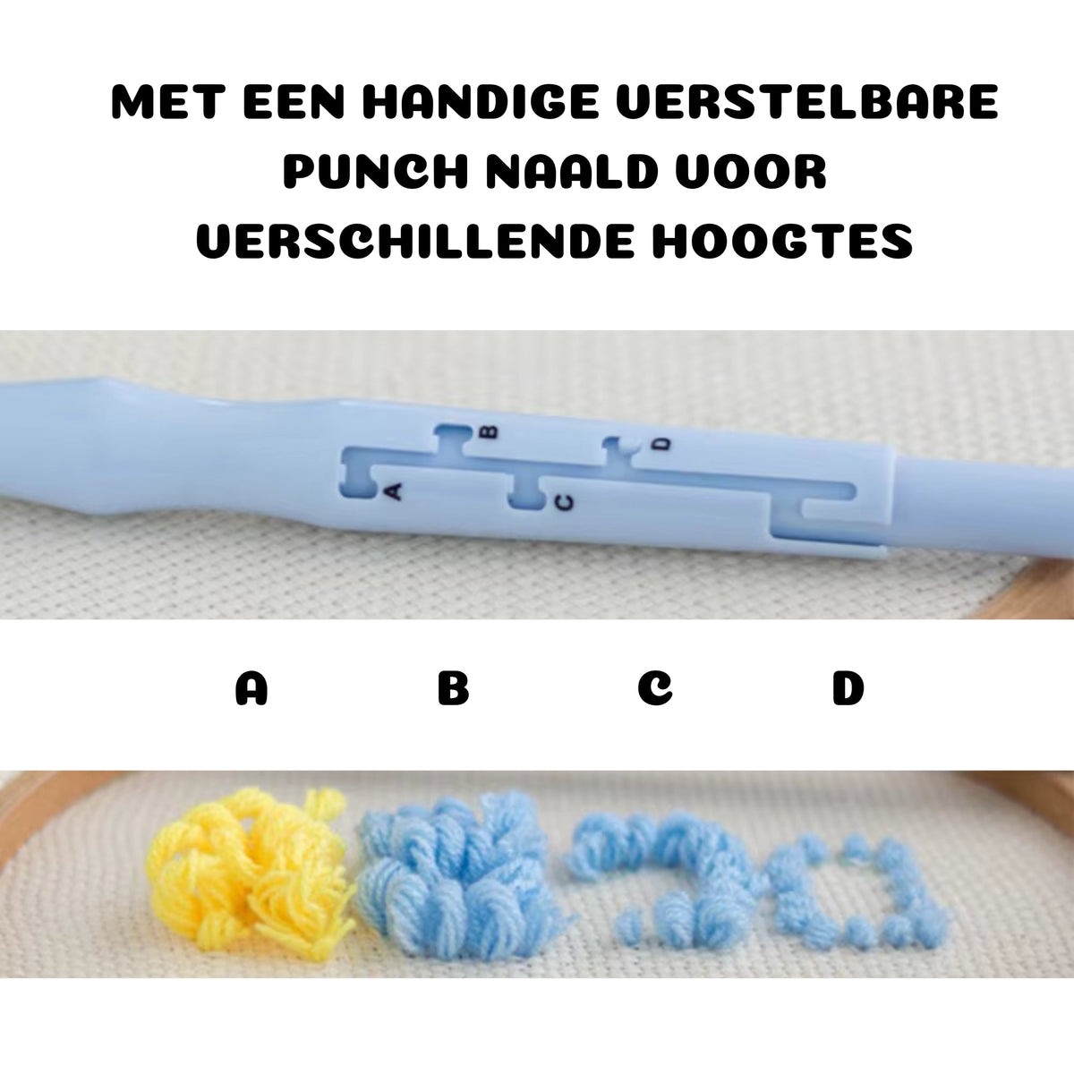 Crafsly punch needle pakket als creatief sinterklaascadeau
