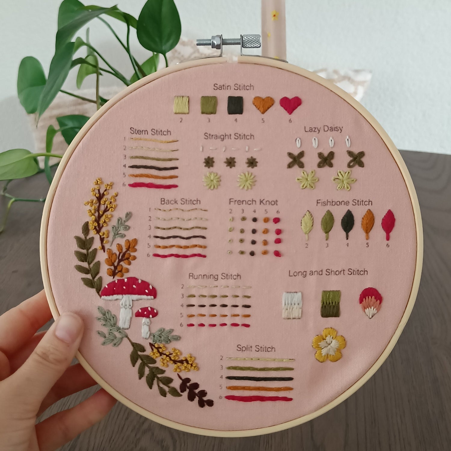 Leren borduren voor beginners: ontdek meer dan 30 borduursteken met één compleet borduurpakket