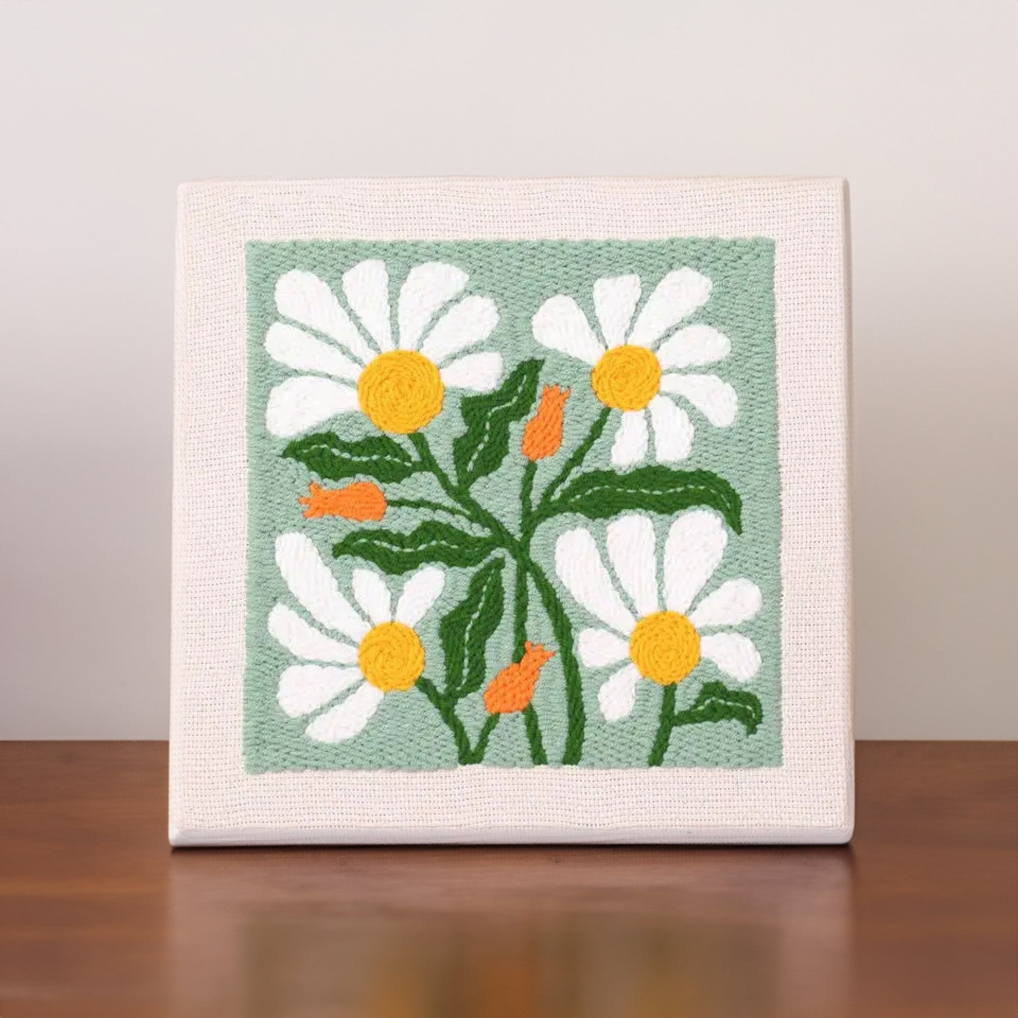 Punch needle pakket groen