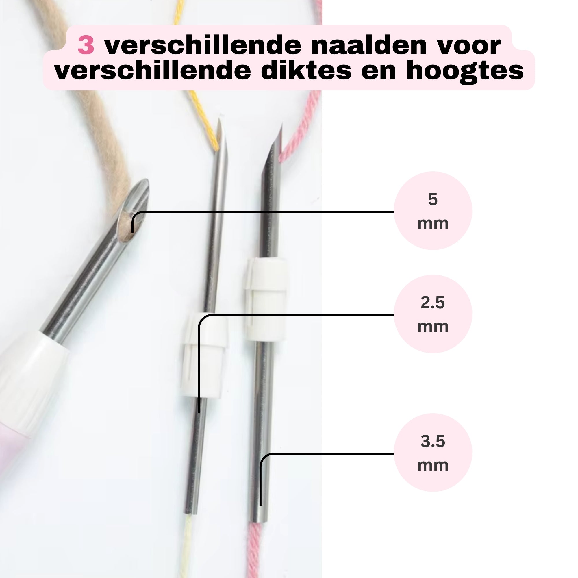Crafsly punch needle borduurpakket