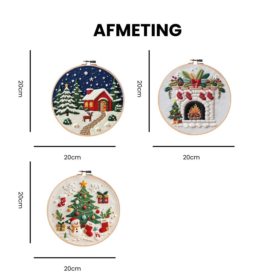 Borduurpakket kerst