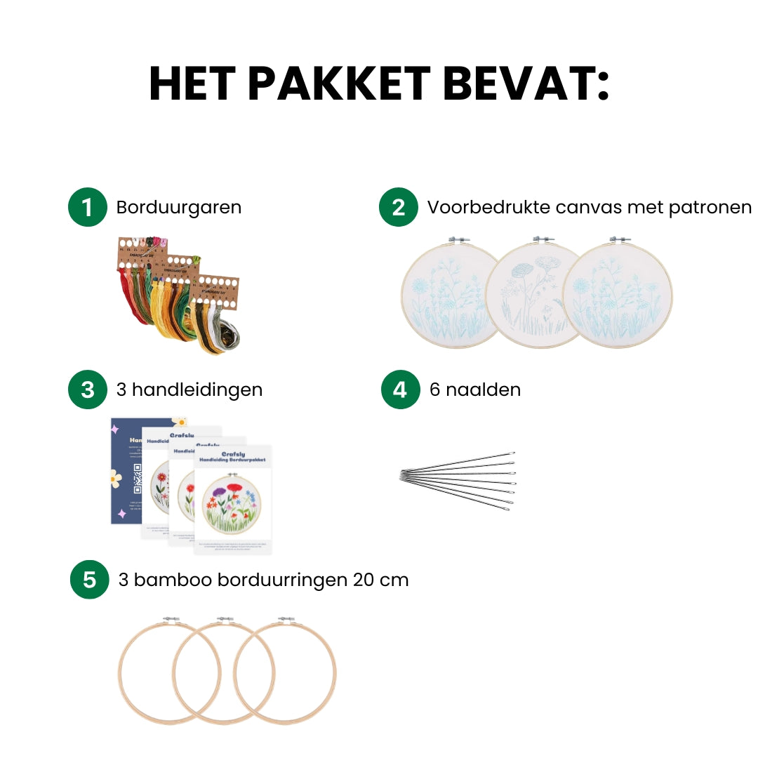 Crafsly Borduurpakket