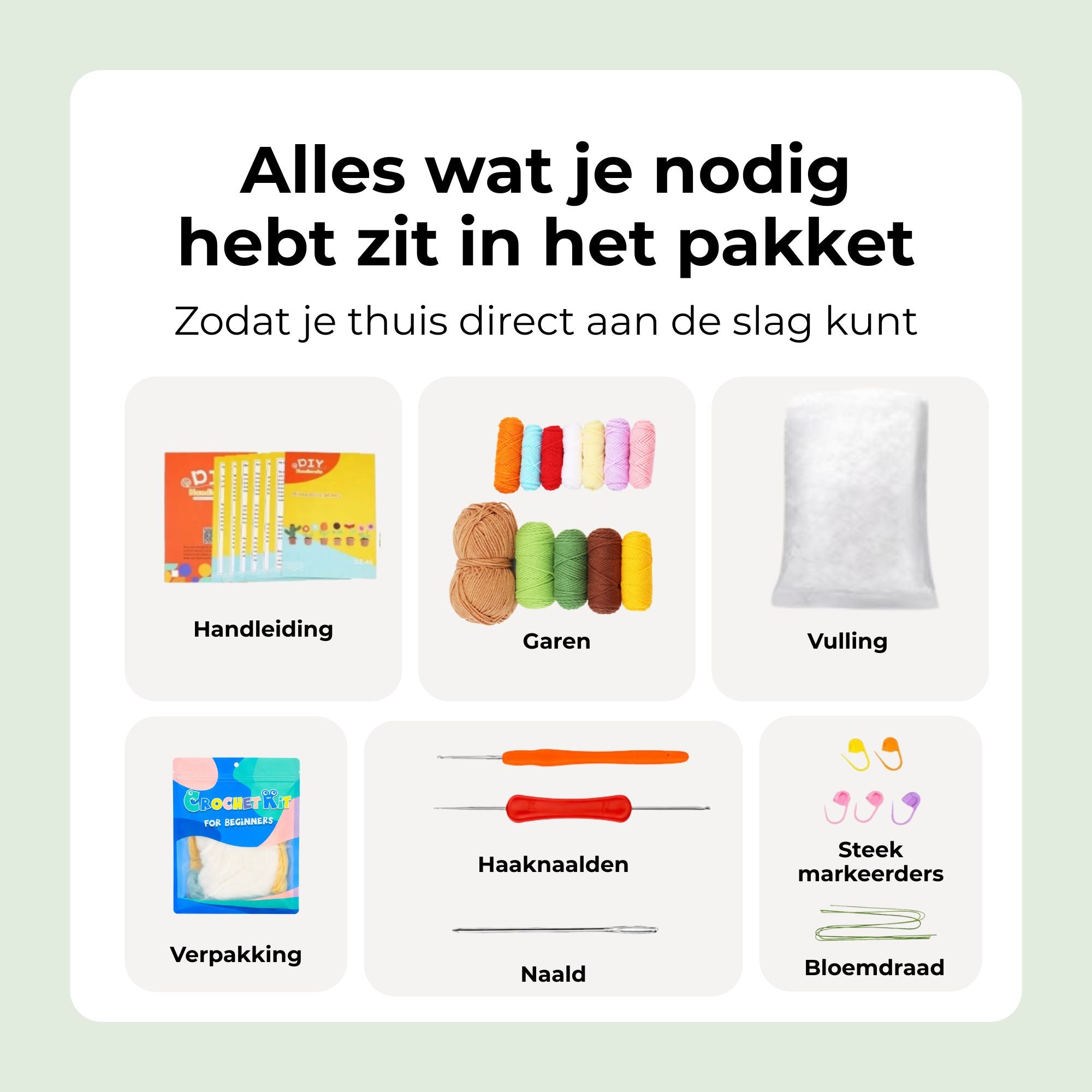 Haakpakket Bloempotjes