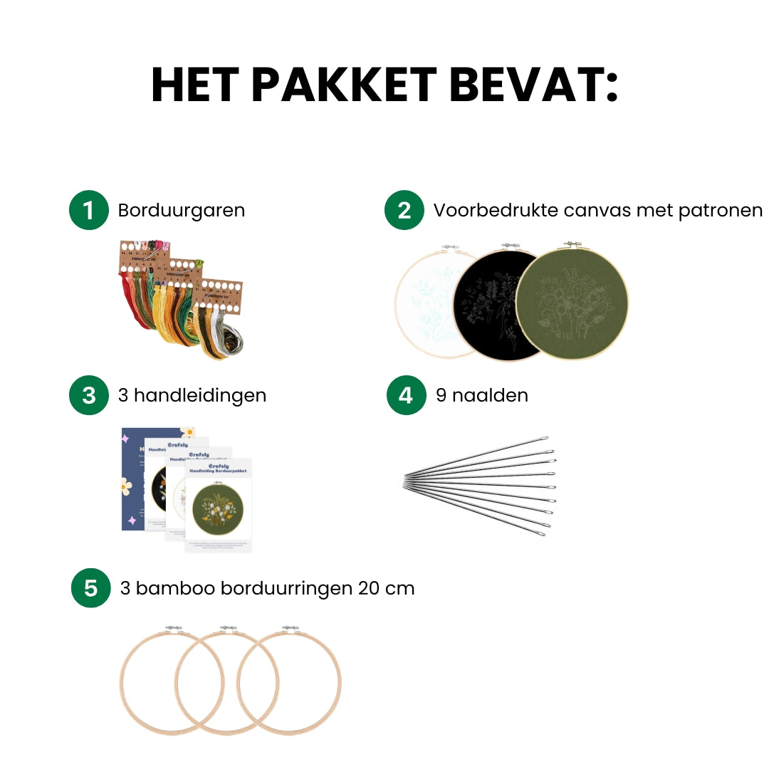 Crafsly Borduurpakket