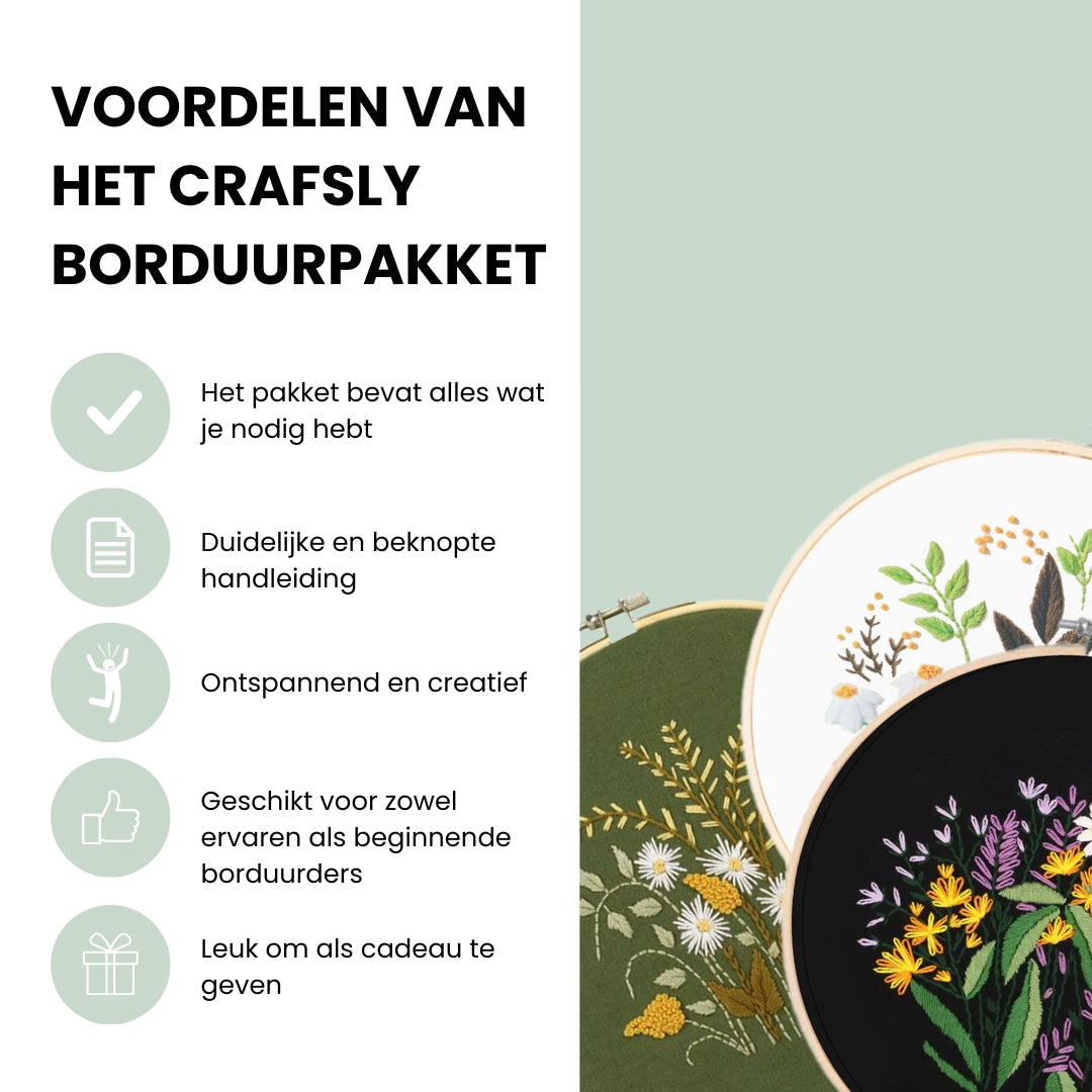 Crafsly Borduurpakket