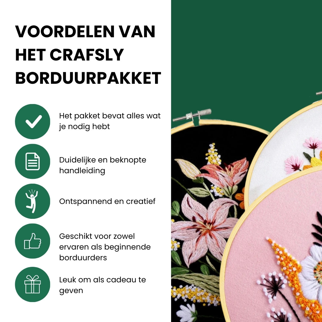 Crafsly borduurpakket