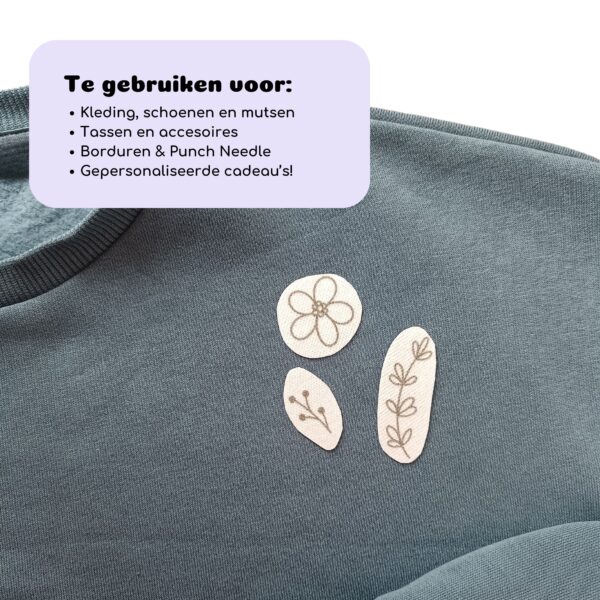 Crafsly zelfklevende borduurpatronen borduren