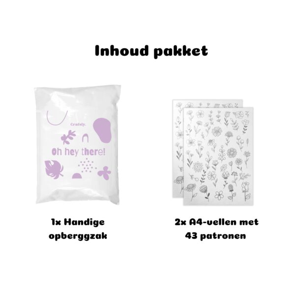 Crafsly zelfklevende borduurpatronen borduren